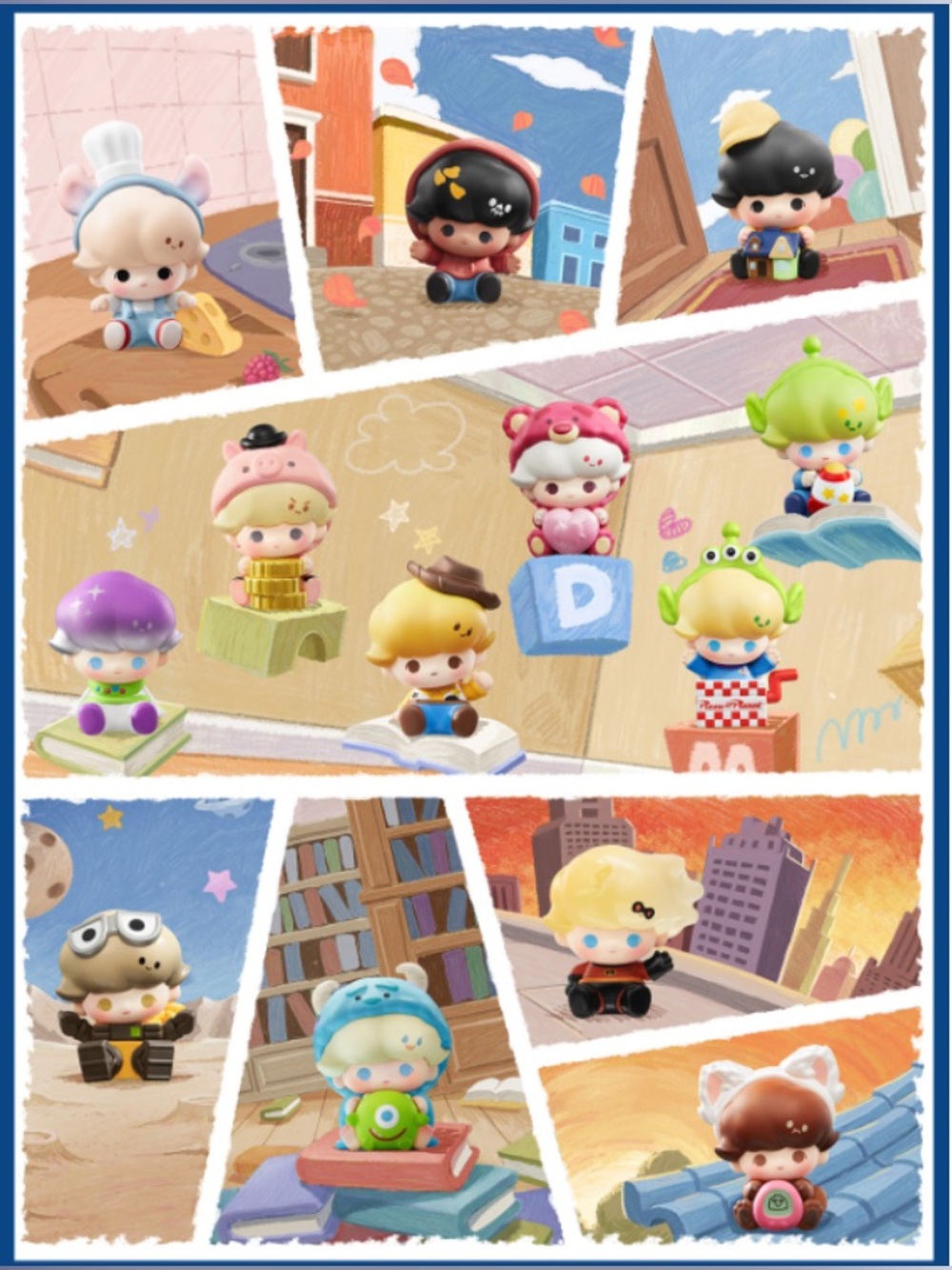 Pop Mart Pop Bean Dimoo World x Pixar, Choose Your Figure